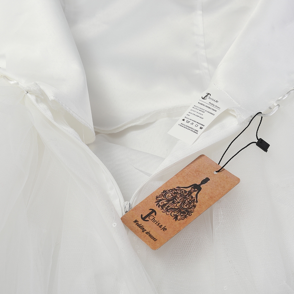 CHRIS&JE Wedding Dresses Bridal Dresses with Thin, Simple, and Dreamy Chest Dresses